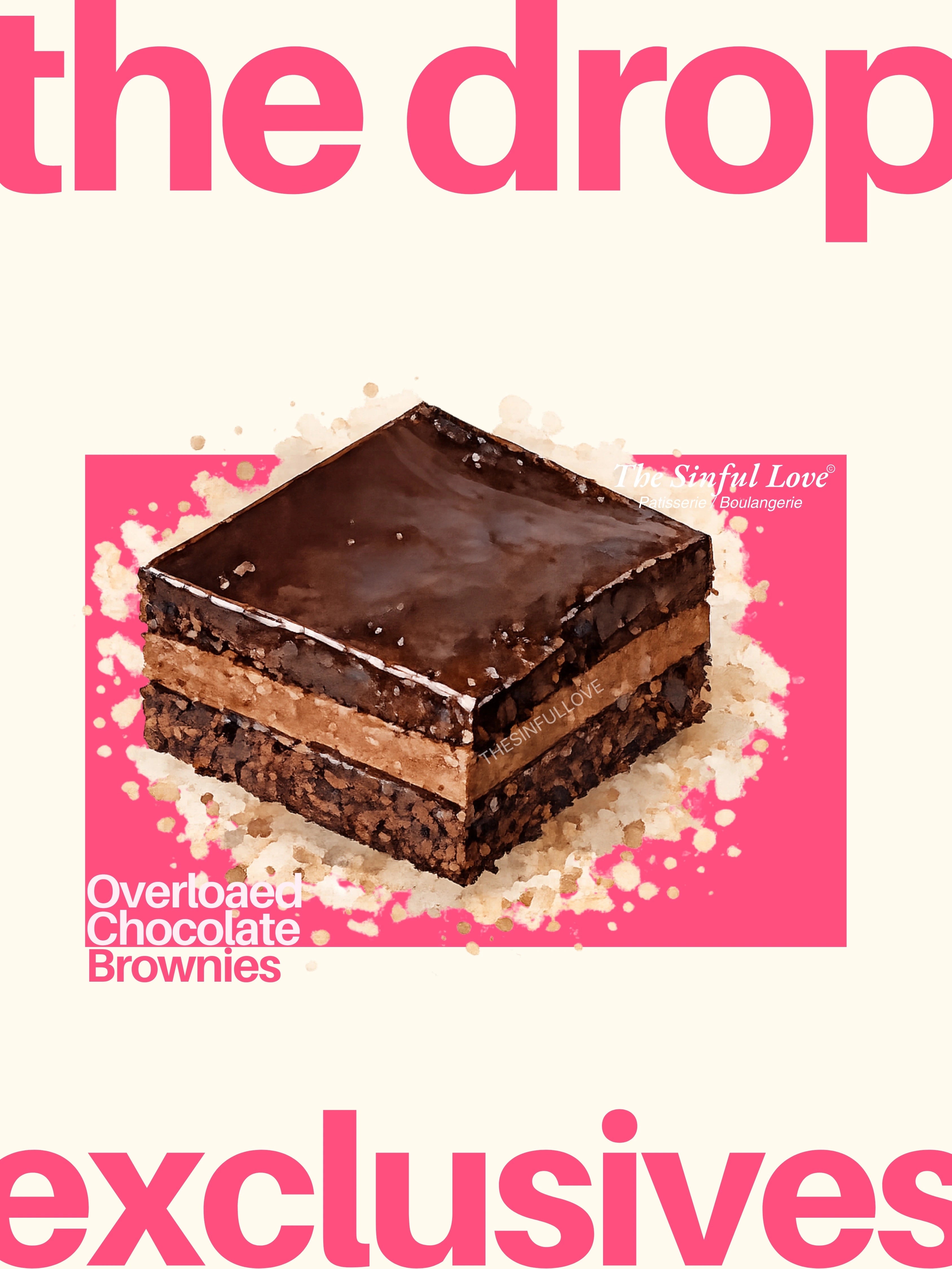 Overloaded Chocolate Brownies Slab | Limited Drop Edition
